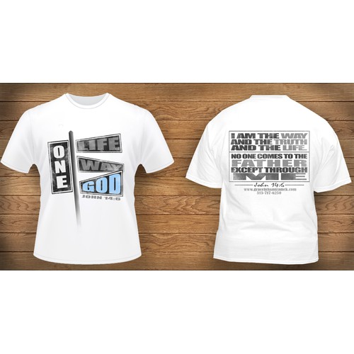 Create an urban styled t-shirt design for an urban church!