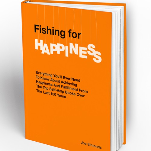 Hard-hitting new book on "Finding Happiness" needs an exciting book cover!