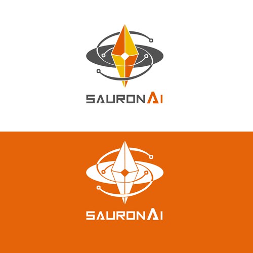 Eye logo concept for Sauron Ai