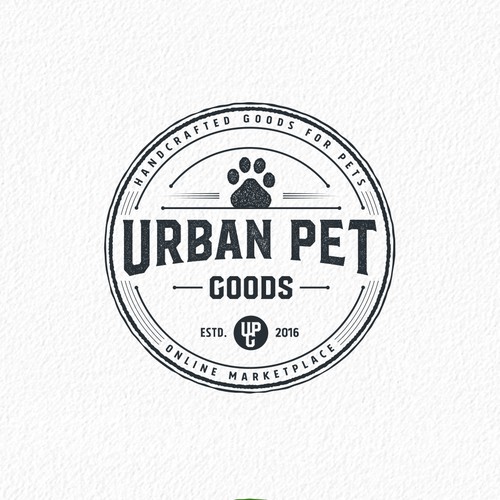 Vintage style pet logo