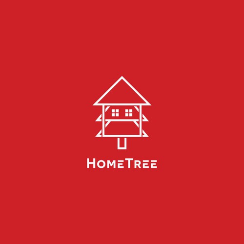 Logo concept for "HomeTree"