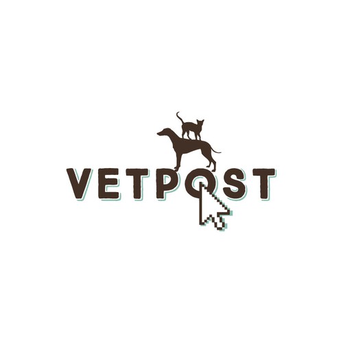 Create a fun logo for a national veterinary/pet e-commerce site for VetPost