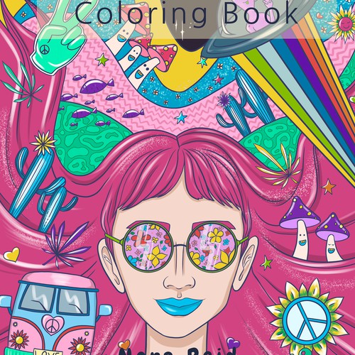 Cover for a coloring book