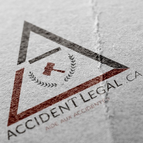 Logo Concept for Accident Legal Law Firm.