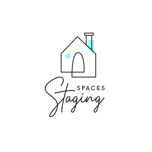 elegant eye catching logo for home design and staging