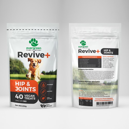 CBD pet treat packaging