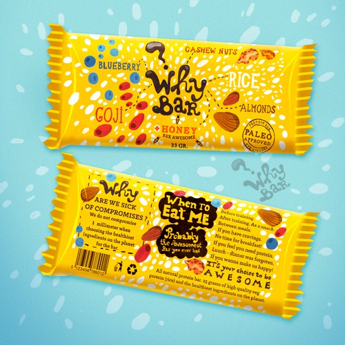 Cereal bar packaging