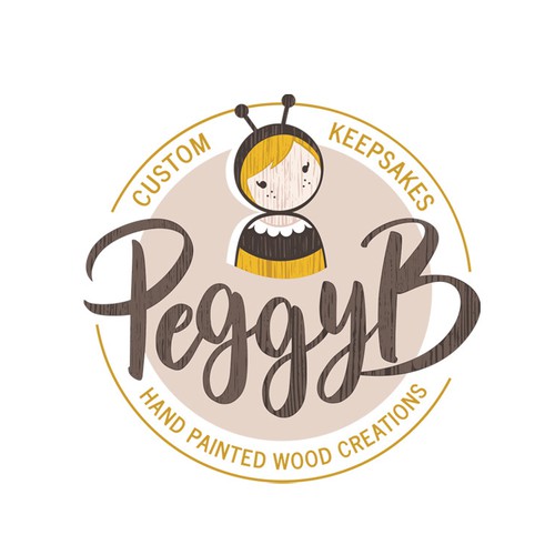 PeggyB Logo Design