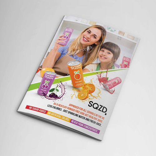 SQZD juice brochure