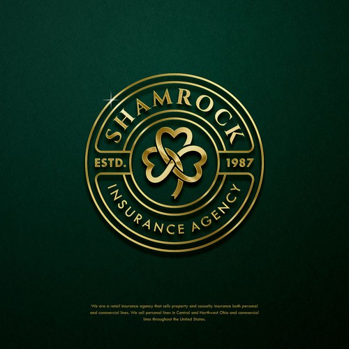 Shamrock Insurance Agency Logo Design
