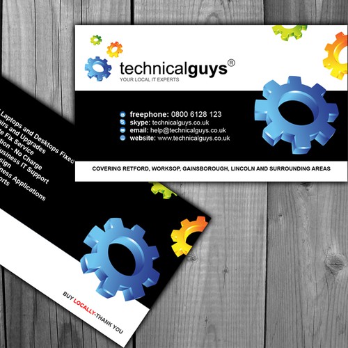 Business card design