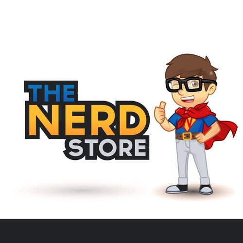 Logo ideal for those inner nerds for The Nerd Store