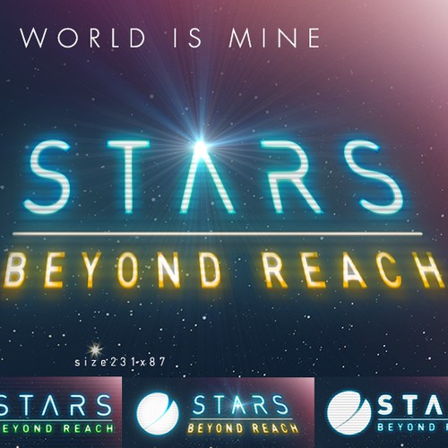 Logo design for "Stars Beyond Reach" upcoming Steam strategy game.