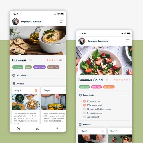 Cookbook app