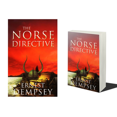 Create an exciting  cover for an up-tempo action/adventure thriller.