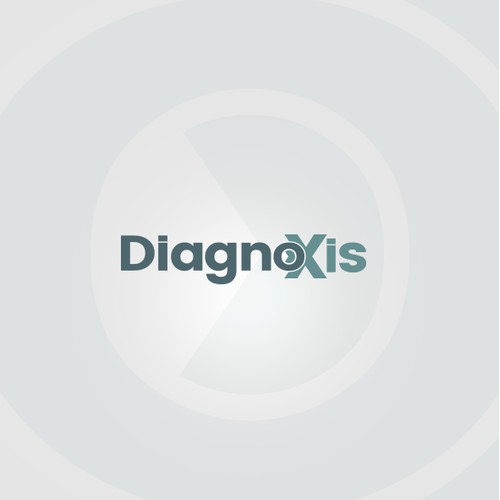Contemporary logo concept for a diagnostic imaging laboratory