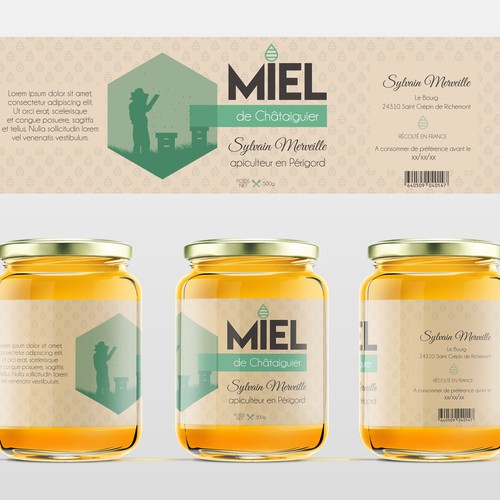 Honey Jar Label