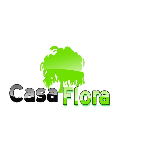 Logo-Design/Font design for the brand of beautiful planter pots "CasaFlora"