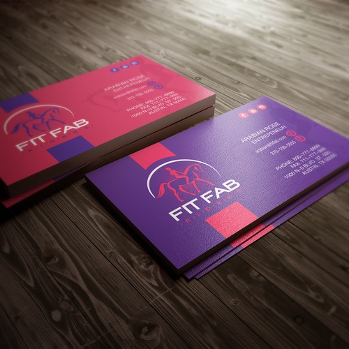 Fit Fab business card