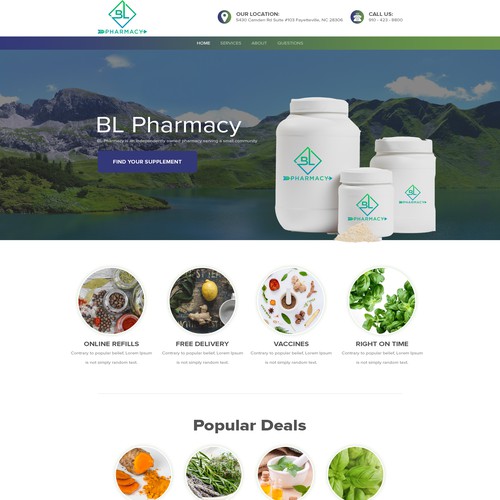 BL Pharmacy Website