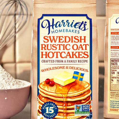 Harriet’s Homebakes – Swedish Rustic Oat Hotcakes