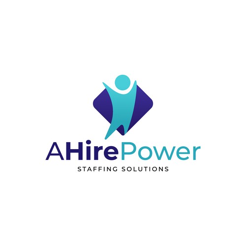 Clean concept logo for A Hire Power