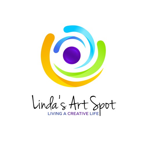 New fun, colorful creative logo for online art supply store