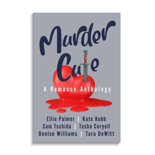 Murder Cute book cover design. 