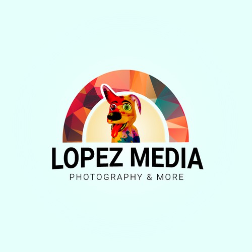 Creative Dog Logo For Media & Photography Company