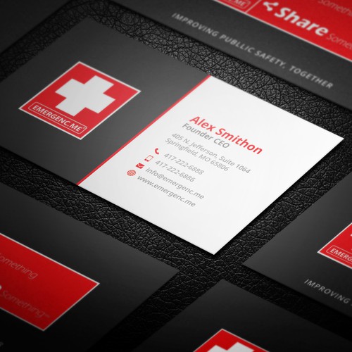 Modern business card design