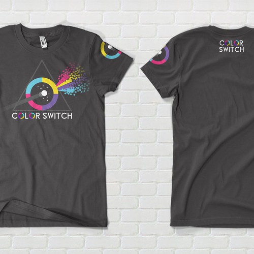 Create Cool T-Shirts for this years most popular game, Color Switch!