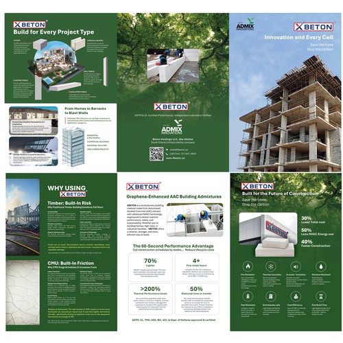 Beton company for future of construction brochure