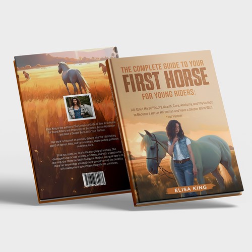 Attractive book cover for horse lovers - Paperback version