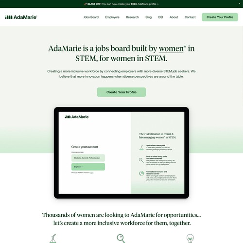 AdaMarie | Squarespace Website