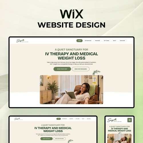 Wix Website Design, SEO & GEO Setup for IV Therapy & Medical Weight Loss Clinic in Las Vegas, Nevada, USA