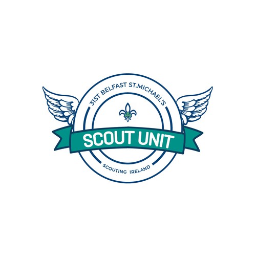 Logo for irish scout troop