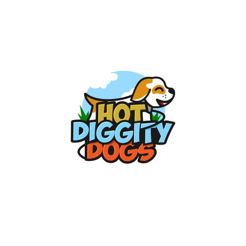 walking dog logo