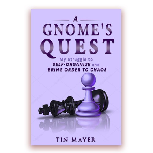 Self organizing book cover