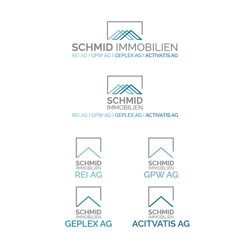 logo concept for Schmid Immobilien
