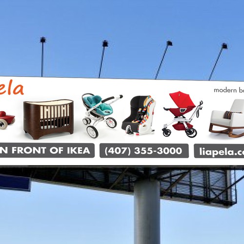 signage for Liapela Modern Baby