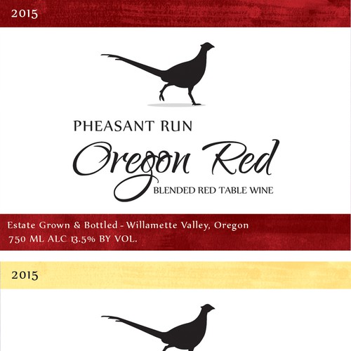 creating a cool, classy label for Pheasant Run Winery