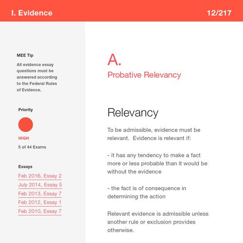 Studyguide layout