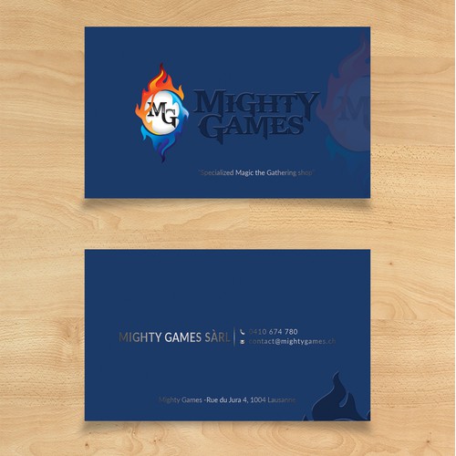 Business card design