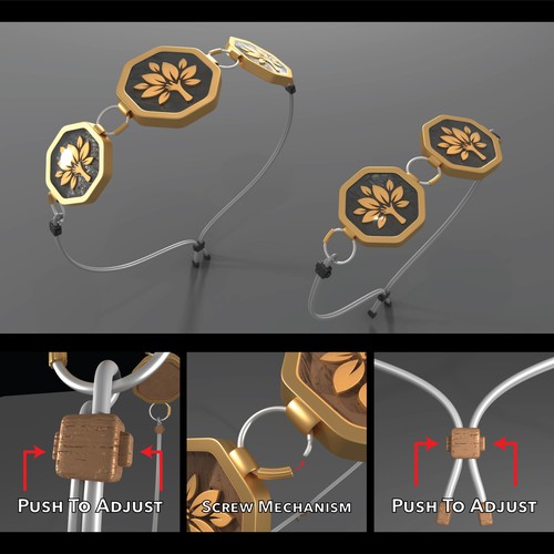 3D Bracelet Concept and Product Design