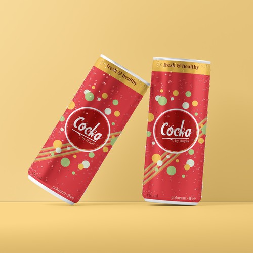 Logo and packaging for "Cocka"