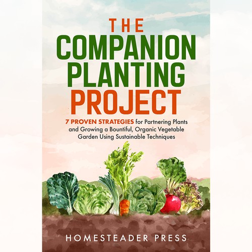 Simple book cover about planting
