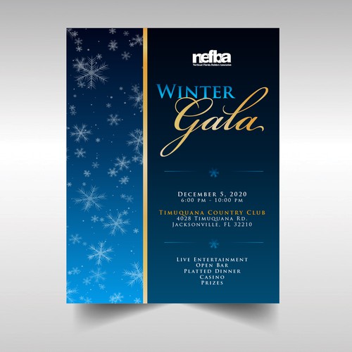 Invitation for Winter Gala