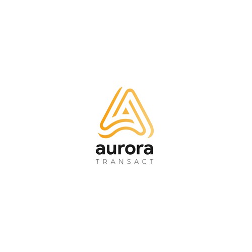 Aurora Transact Concept Logo