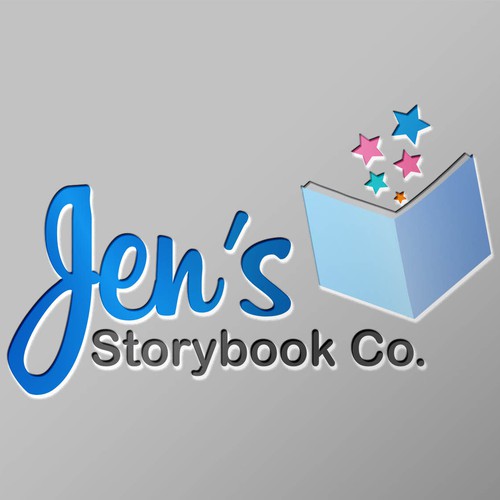Story book logo concept