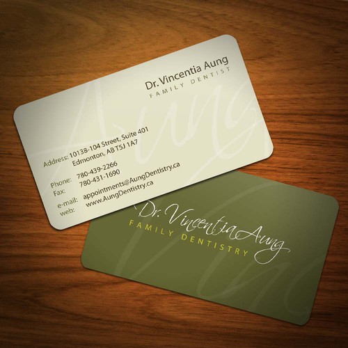 Help Dr. Vincentia Aung with a new stationery